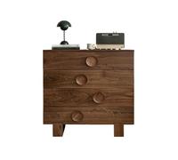 GEK208130 Dormitorio Cómoda de 4 cajones for Dormitorio, cómoda Madera con Profundos, Organizador tocador for, Sala Estar, Pasillo Torre de Almacenamiento