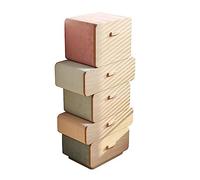 GEK208130 Dormitorio Cómoda de 5 cajones Cajonera Dormitorio Madera Maciza Mesita Noche Creativa Habitación Infantil Gabinete Almacenamiento Torre de Almacenamiento