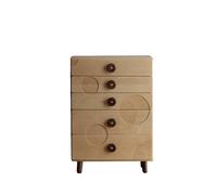 GEK208130 Dormitorio Cómoda de 5 cajones for Dormitorio, cómoda Madera con Asas, Armario Almacenamiento for, Sala Estar, Entrada y Pasillo Torre de Almacenamiento