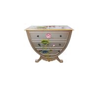GEK208130 Dormitorio Cómoda de Entrada Pintada, cómoda Vintage, Armario Decorativo semicircular Europeo, Organizador cajón Almacenamiento for Dormitorio Torre de Almacenamiento(Champagne)
