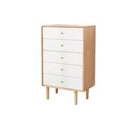 GEK208130 Dormitorio Cómoda de Madera con 5 cajones for Dormitorio, Armario, Entrada y habitación de Invitados. Torre de Almacenamiento