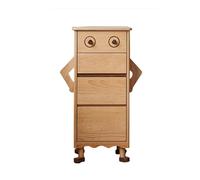 GEK208130 Dormitorio Cómoda for Dormitorio, Gabinete de Madera con Forma Robot 4 Espacios Almacenamiento, Adecuado for gabinete, mesita Noche, sofá Torre de Almacenamiento
