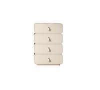 GEK208130 Dormitorio Cómoda, gabinete de Almacenamiento, Madera for Dormitorio, Unidad Armario for, Sala Estar Torre de Almacenamiento(Blanco,60 * 40 * 95cm)