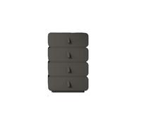 GEK208130 Dormitorio Cómoda, gabinete de Almacenamiento, Madera for Dormitorio, Unidad Armario for, Sala Estar Torre de Almacenamiento(Dark Grey,60 * 40 * 95cm)