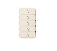 GEK208130 Dormitorio Cómoda, gabinete de Almacenamiento, Madera for Dormitorio, Unidad Armario for, Sala Estar Torre de Almacenamiento(Blanco,60 * 40 * 118cm)