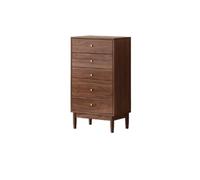 GEK208130 Dormitorio Cómoda Moderna con gabinete de Almacenamiento 5 cajones for Sala Estar, Dormitorio, Pasillo Torre de Almacenamiento(Medio)