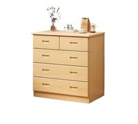 GEK208130 Dormitorio Gabinete de Almacenamiento Madera Minimalista con cómoda 5 cajones for Sala Estar, vestidor Torre de Almacenamiento(A)