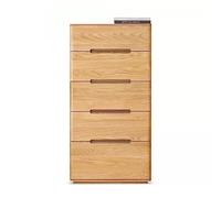 GEK208130 Dormitorio Tocador for Dormitorio, gabinete de Almacenamiento Madera Maciza con 5 cajones, cajonera for Sala Estar, Oficina en el hogar Torre de Almacenamiento