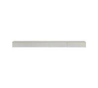 GEK208130 Home - Estante flotante para TV, soporte de TV montado en la pared, entretenimiento multimedia debajo de la TV, estante para dormitorio, sala de estar (pequeño)