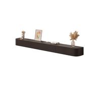 GEK208130 Home - Mueble de TV minimalista suspendido - Unidad de TV flotante - Gabinete de consola multimedia para centro de entretenimiento (negro, grande)