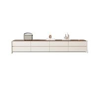 GEK208130 Inicio Centro de Entretenimiento Moderno con Soporte for TV y gabinete Almacenamiento pie 8 cajones Gabinete