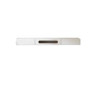 GEK208130 Inicio Mueble de Madera for TV montado en la Pared, Mueble Almacenamiento Minimalista Moderno for Apartamentos pequeños, Blanco Gabinete