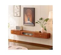 GEK208130 Inicio Mueble de TV de Pared Estilo Chino: Mueble Flotante con Puerta for Sala de Estar y hogar. Gabinete(150x24x20cm)