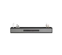 GEK208130 Inicio Mueble de TV Flotante con cajones, Mueble de TV de Pared, Consola for Debajo del televisor, Estante Flotante for Medios. Gabinete(Negro,Medio)