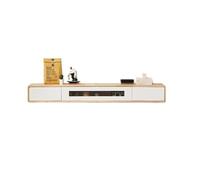 GEK208130 Inicio Mueble de TV Flotante con cajones, Mueble de TV de Pared, Consola for Debajo del televisor, Estante Flotante for Medios. Gabinete(A,Grande)