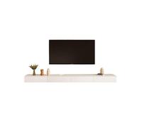 GEK208130 Inicio Mueble de TV Flotante Minimalista for Montar en la Pared, Consola Central de Entretenimiento for Apartamentos pequeños Gabinete(Grande)