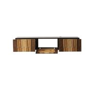 GEK208130 Inicio Mueble de TV Flotante, Mueble de TV de Pared con 2 cajones, Consola Central for Entretenimiento Gabinete(Pequeño)