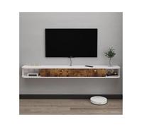 GEK208130 Inicio Mueble de TV Flotante, Mueble de TV de Pared con 2 Puertas, for Sala de Estar u Oficina Gabinete(Pequeño)