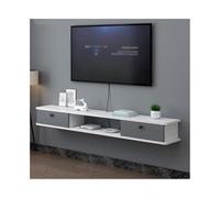 GEK208130 Inicio Mueble de TV Flotante, Mueble de TV de Pared, Estante Flotante for Sala de Estar y Dormitorio. Gabinete