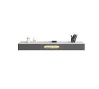 GEK208130 Inicio Mueble de TV Flotante, Mueble de TV de Pared, estantes flotantes con 2 cajones y 1 Puerta Gabinete(Grande)
