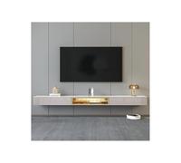 GEK208130 Inicio Mueble de TV Moderno y Sencillo for Sala de Estar, de Madera Maciza, for Colgar en la Pared Gabinete(Grande)