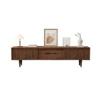 GEK208130 Inicio Mueble de TV pie Madera for Sala Estar, Mueble Almacenamiento Dormitorio Estilo Minimalista Moderno Gabinete(Bruin)