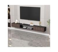 GEK208130 Inicio Soporte de TV Flotante, Centro de Entretenimiento de Pared, Consola Multimedia for TV, estantes flotantes con Puerta Gabinete