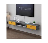 GEK208130 Inicio Soporte de TV Flotante de 63'' con Puertas, Estante Flotante for TV, Centro de Entretenimiento Flotante for Sala de Estar Gabinete
