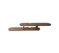 GEK208130 Inicio Soporte de TV Flotante, Estante de TV Flotante, Estante de Pared for Debajo del televisor, Sala de Estar, Dormitorio Gabinete(Bruin)