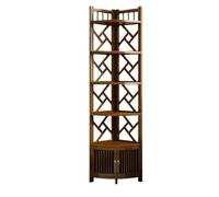 GEK208130 Libreria Estanteria Estante de Almacenamiento for gabinete esquinero, Estilo Multifuncional, Esquina for Sala de Estar, pie for Uso doméstico Estantería(Pequeño)