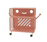 GEK208130 Libreria Estanteria Estante for Libros con imágenes, estantería for Lectura, Estante for Almacenamiento de Libros, Hierro Multicapa for el hogar, Creativo, extraíble Estantería(Pink,S)