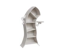 GEK208130 Libreria Estanteria Estantería Creativa for Sala de Estar, Armario Tipo Cubo Akimbo, Armario de Almacenamiento for Dormitorio, Cofre de Almacenamiento Moderno Estantería(Blanco)