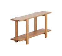GEK208130 Libreria Estanteria Estantería de Madera pie Estrecha, Mesa Tira exhibición Moderna, Estante Almacenamiento 2 Niveles Estantería