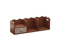 GEK208130 Libreria Estanteria Estantería Dividida de Gran Capacidad con cajón, Estante Almacenamiento Madera for Escritorio Estantería