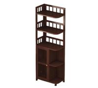GEK208130 Libreria Estanteria Muebles de Pared for Sala de Estar, gabinetes Laterales, gabinetes de Almacenamiento, estanterías, estantes Triangulares Estantería(Medio)