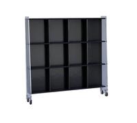 GEK208130 Libreria Estanteria Revistero de acrílico, Estante for periódicos, Estante de Almacenamiento for el hogar, Estante for Libros ilustrados de Piso Simple Estantería(Negro)