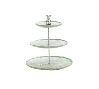 GEK208130 Mesa de postres Soporte de pastel varios niveles lujo: perfecto for decorar la mesa for café su sala estar o un plato dulces Soporte para cupcakes(Green,Pequeño)