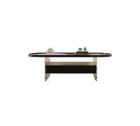 GEK208130 mesas de Café Mesa de Centro Flotante de acrílico Minimalista for Sala de Estar, diseño Compacto Moderno, Mesa de combinación for el hogar for Espacios pequeños Minimalista(130cm)