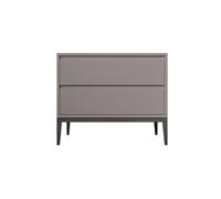 GEK208130 Moderna Gabinete de Almacenamiento Blanco/Gris/Beige con cajones, mesita de Noche de Madera Maciza for Sala de Estar, Dormitorio, Cocina Dormitorio(Grey)