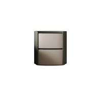 GEK208130 Moderna Mesita de Noche de Dos cajones, Organizador de Dormitorio, mesita de Noche, Muebles de Dormitorio, aparador de Almacenamiento Vintage for Sala de Estar Dormitorio