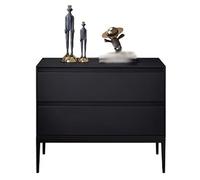GEK208130 Moderna Mesita de Noche Simple y Moderna Pintada for Dormitorio, sin instalación, Organizador de Almacenamiento, aparador, Muebles de Noche, Totalmente de Madera Dormitorio(Negro,Pequeño)