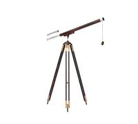 GEK208130 Moderno Adorno de telescopio con trípode Hierro Estilo Retro for decoración Oficina y escaparate Escultura