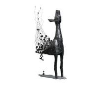 GEK208130 Moderno Adornos Decorativos creativos for Interiores, Gran Escultura de Ciervo Hierro Forjado, Obra Arte Abstracto Escultura
