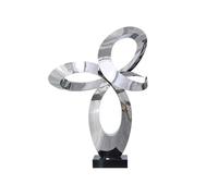 GEK208130 Moderno Adornos Decorativos de Acero Inoxidable Gran tamaño for Interiores, esculturas Arte Abstracto Moderno Escultura