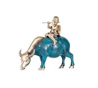 GEK208130 Moderno Adornos Decorativos únicos, Ligeros, de Lujo, Estilo Retro, Bronce, artesanías, esculturas Chinas Escultura