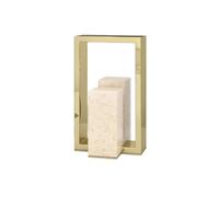 GEK208130 Moderno Adornos geométricos de mármol, luz, Lujo, Hotel, Sala Estar, Mueble TV, estantería, Decoraciones Metal Escultura(Gold)