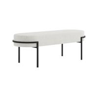 GEK208130 Moderno Banco de Cama Estilo Crema Taburete de Comedor Creativo Taburete de Noche for Dormitorio Taburete for cambiarse de Zapatos en la Puerta de Entrada Decorativo(Grande)