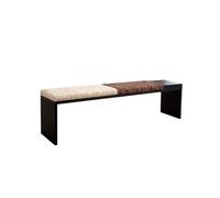 GEK208130 Moderno Banco de Tela for área Oficina, vestidor Informal, Dormitorio, Banco Madera con Extremo Cama Decorativo(XL)