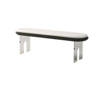 GEK208130 Moderno Banco Largo de acrílico for Sala Estar, salón té y Dormitorio, Taburete Madera for Cambiar Zapatos Decorativo(XS)