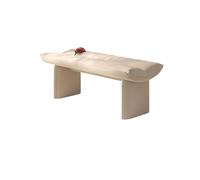 GEK208130 Moderno Banco Largo de Madera for Cambiar Zapatos, Dormitorio en casa, Cama Terciopelo, Banco for guardarropa, sofá Decorativo(XL)